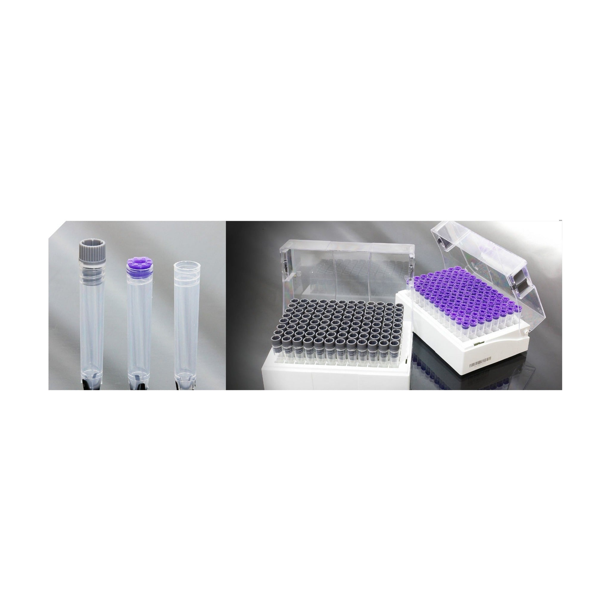 14 SBS 2D Barcoded Storage Tube with rack