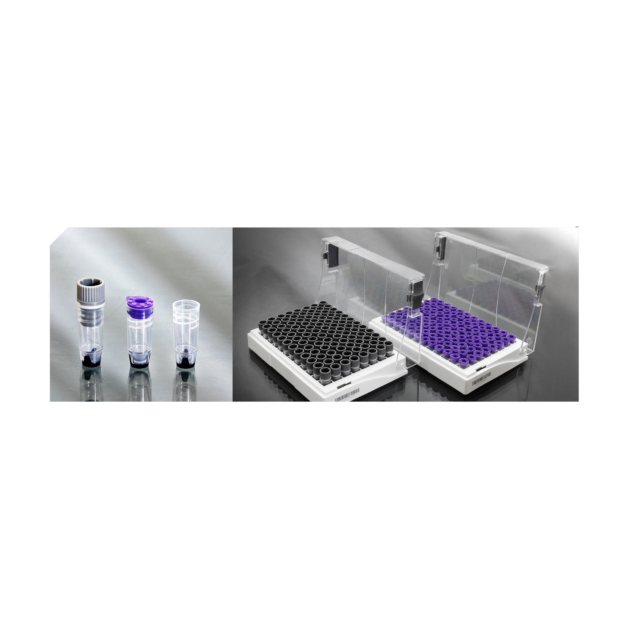 05 SBS 2D Barcoded Storage Tube with rack