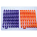 SBS TPE Plug-in Cap Mat, purple and orange